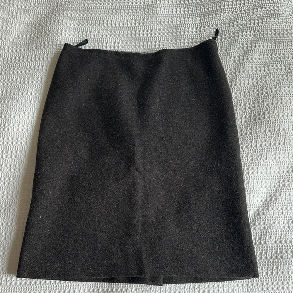 Prada Black Mini Pencil Skirt